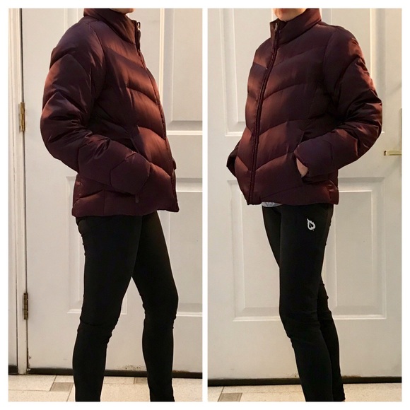 ADD’L PICS - Eddie Bauer Down Jacket+Matching Hat - Picture 1 of 2